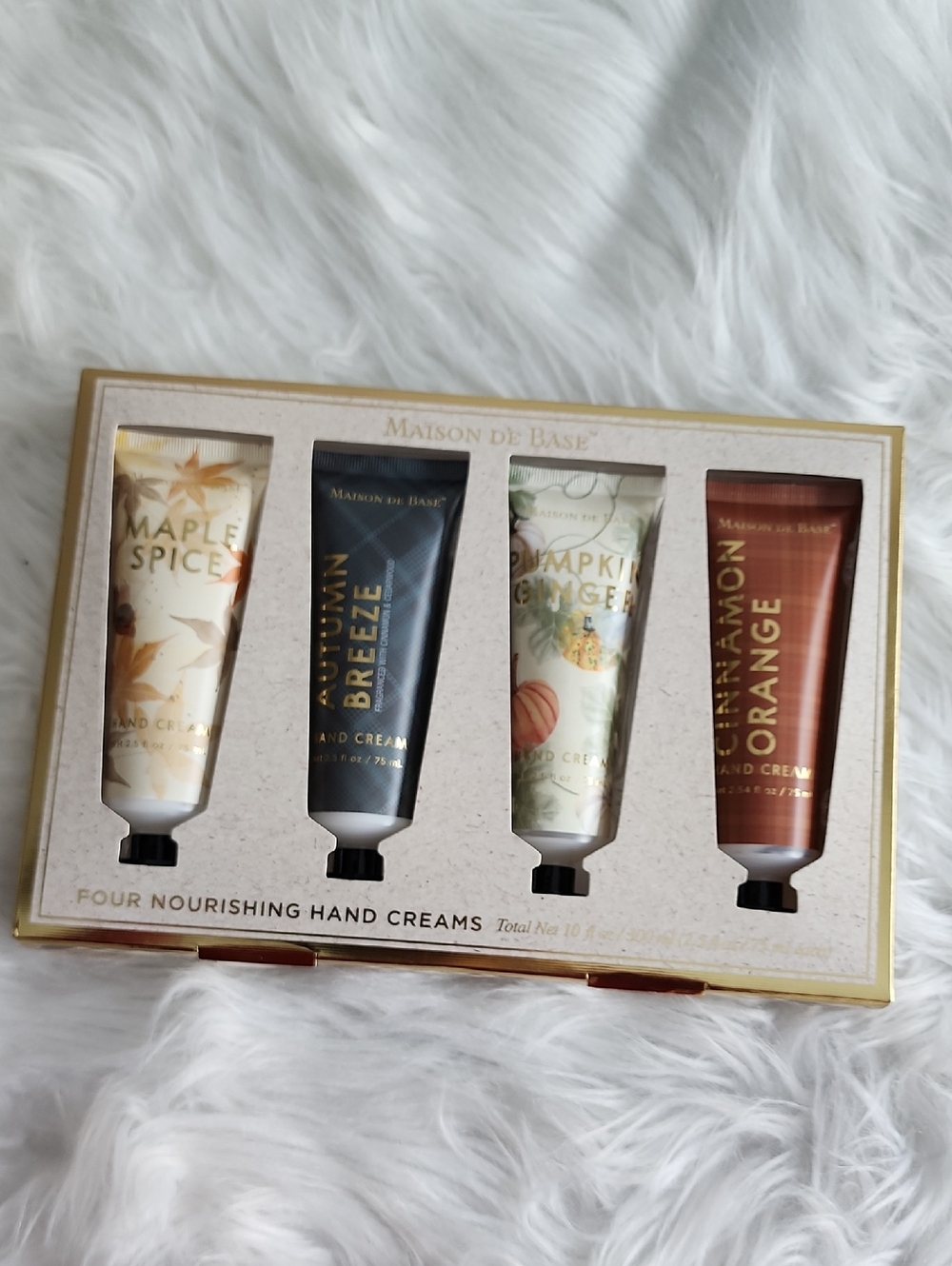 Maison De Base 4 Nourishing Hand Cream Set Full Size NWT Sealed